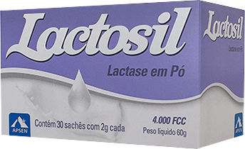 Lactosil Sachê: Suplmento Alimentar de Lactase em pó